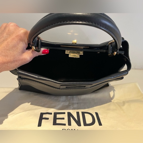 **SOLD** 
Fendi Medium Peekaboo - Gold and Black Hardware - Picture 3 of 11